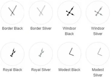 Kovové hodiny Rím 50 cm