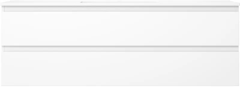 Mexen Orio, kúpeľňová skrinka 140 cm s umývadlom Otis, 2 zásuvky, biela matná, 91A10-14047-2-BFF01-W18M01