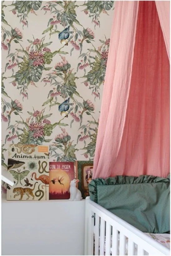 Tapeta tropickí papagáje 280x50 cm