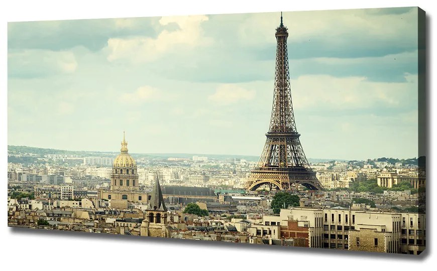 Foto obraz na plátne Eiffelova veža paríž pl-oc-120x60-f-120415657
