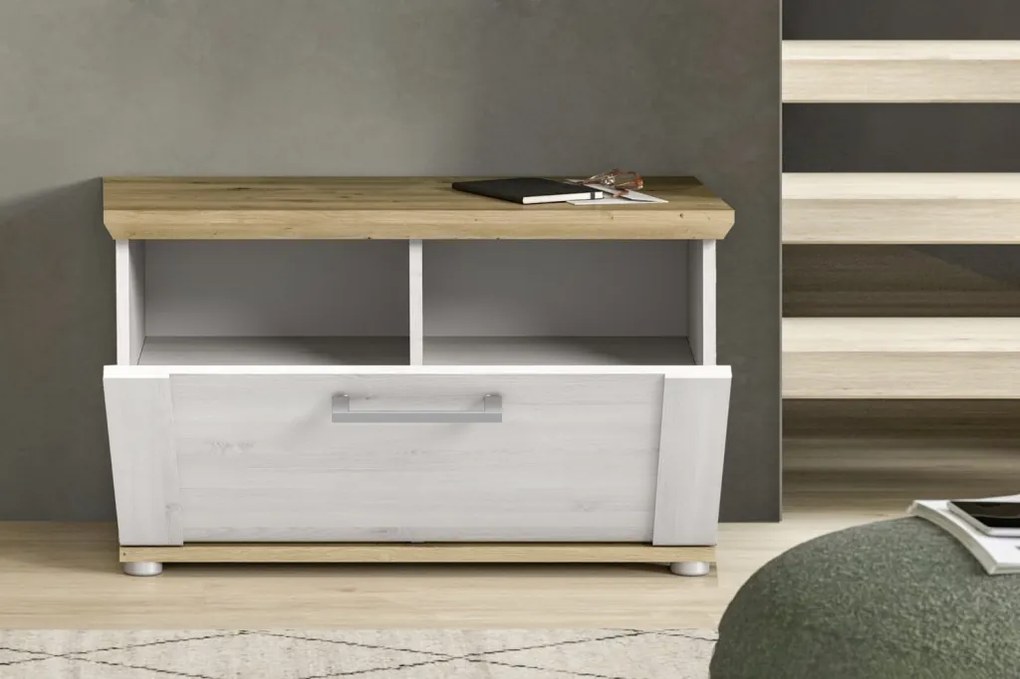 Predsieňová zostava Verona (5-dielna), sibírsky smrekovec/dub artisan