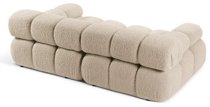 Béžová modulárna pohovka z textílie bouclé 188 cm Bellis – Micadoni Home