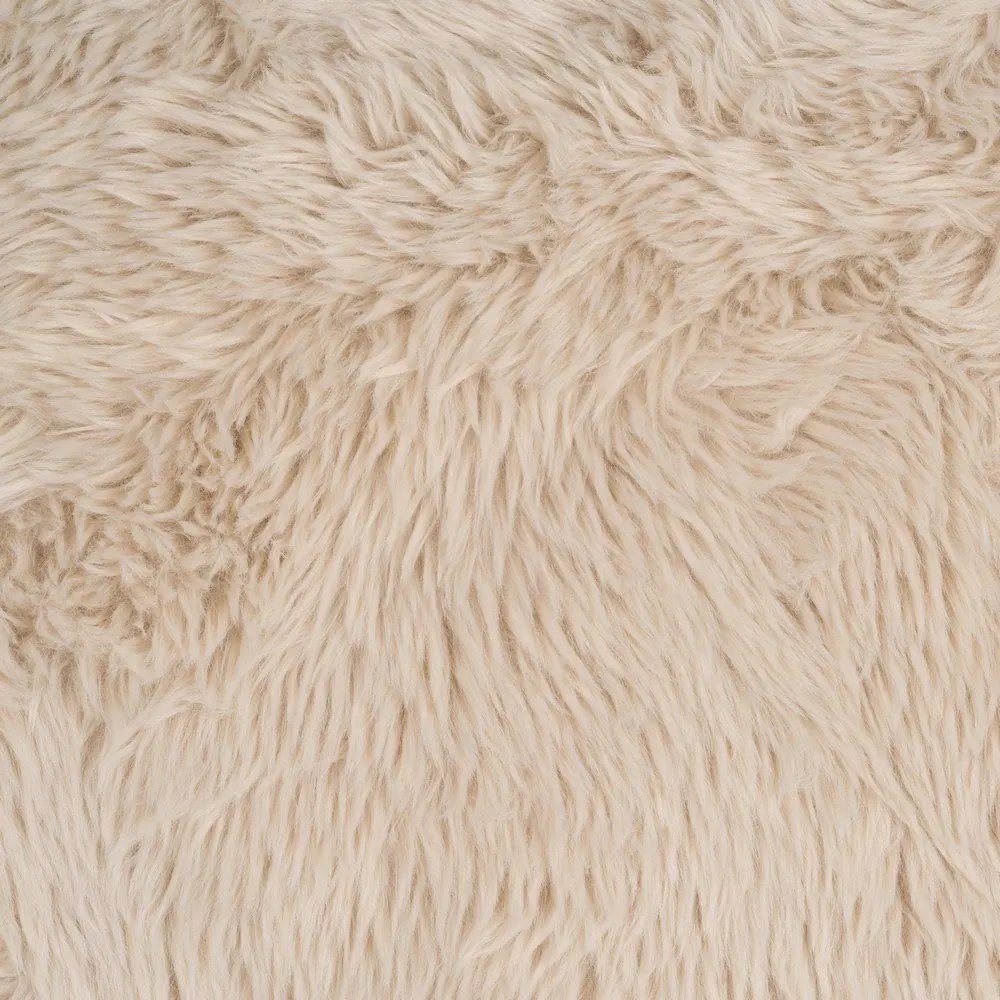 Béžové kreslo Teddy – Ixia