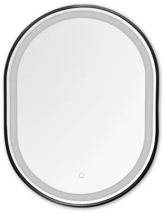 Zuma Line D2383 - LED Kúp. zrkadlo s podsv. 24W/230V 3000/4000/6000K IP44 čierna