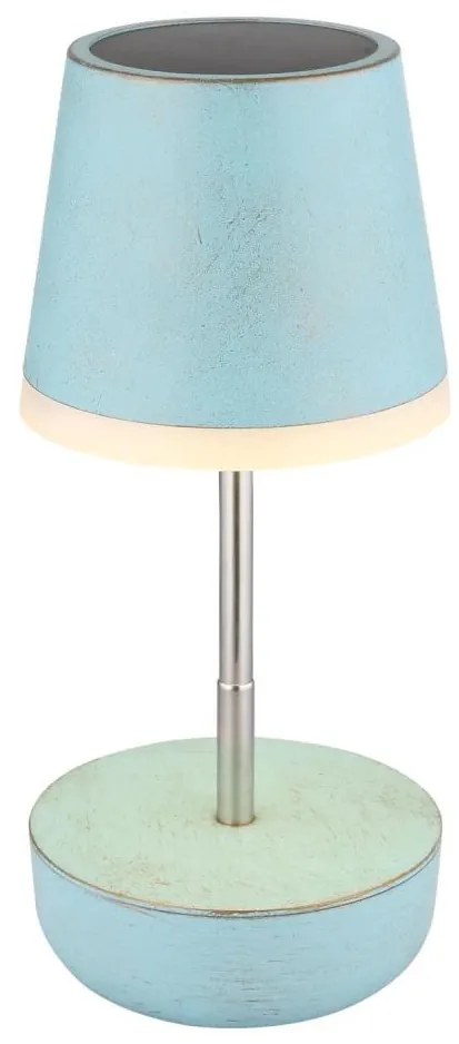 Globo 36638B - LED Solárna lampa 10xLED/0,06W/3V IP44 modrá