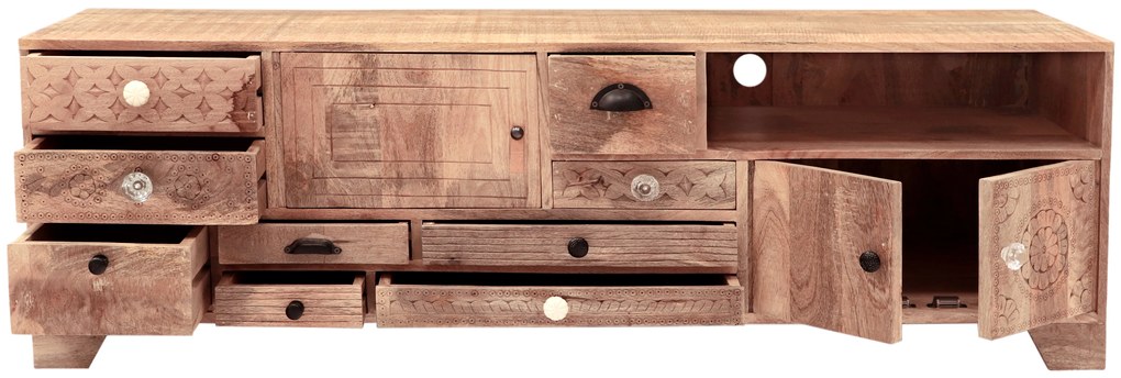 furniture-nabytek.cz - Televízny stolík masív drevo mango 160x50x45