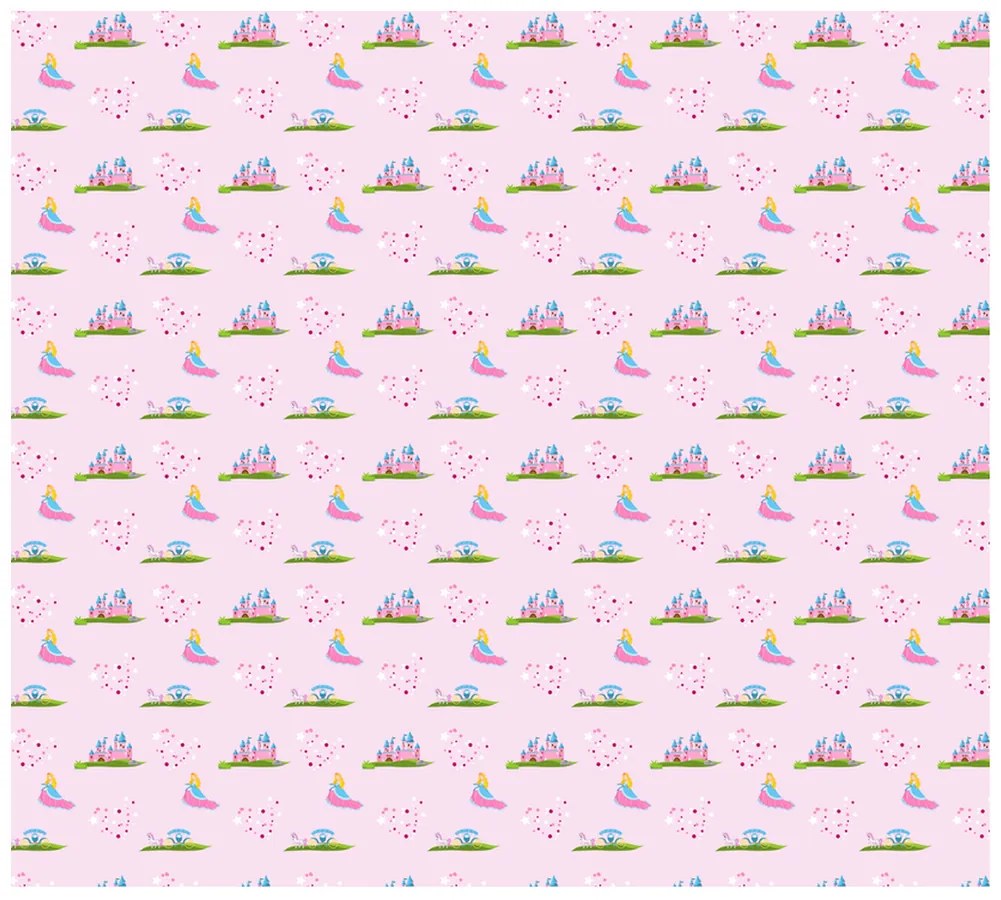 Gario Fototapeta Farebné princezny Materiál: Samolepiaca, Rozmery: 110 x 200 cm