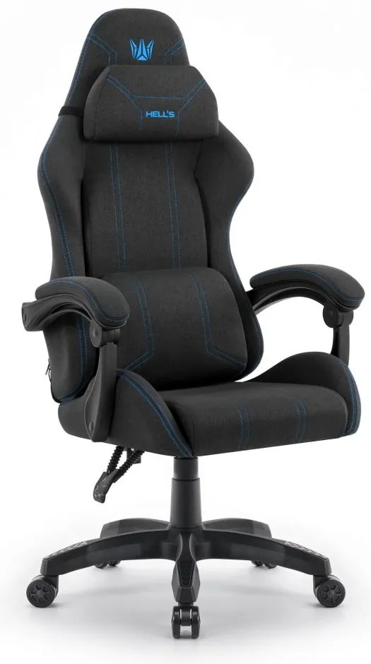 Ergonomické látkové herné kreslo HC-1014 červená