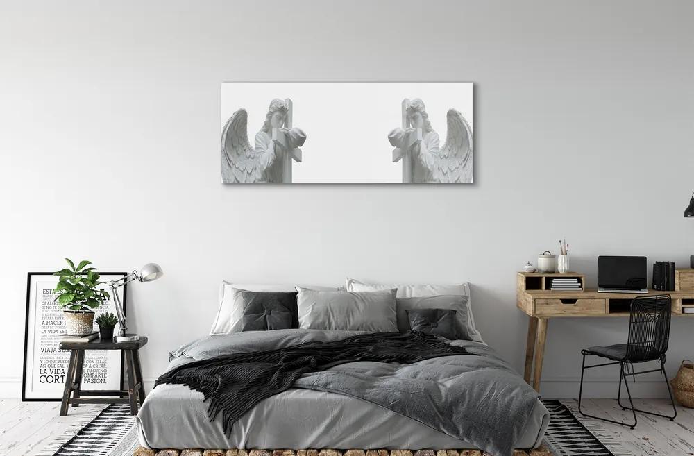 Obraz na akrylátovom skle Modlitebné anjeli 120x60 cm