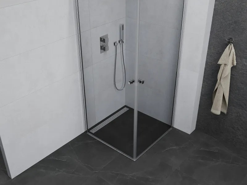 Mexen Pretoria DUO sprchovací kút 90x90cm, 6mm sklo, chrómový profil-číre sklo, 852-090-090-02-00