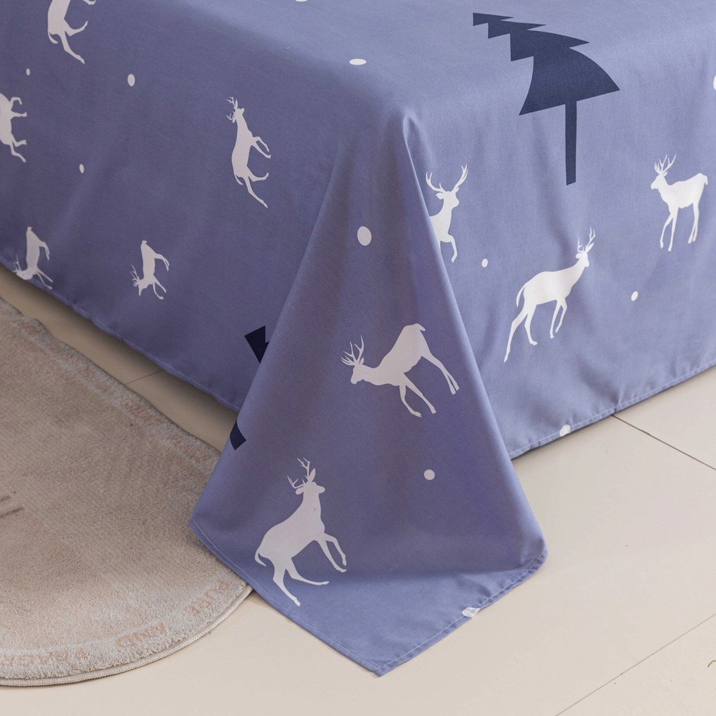 Plachta a obliečka na vankúš DEER AND TREE Rozmer: 2 ks 50 x 70 cm | 200 x 240 cm