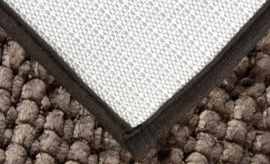 Kúpeľňová predložka Ella micro coffee, 50x80, hnedá, kúpeľňa, BO-MA