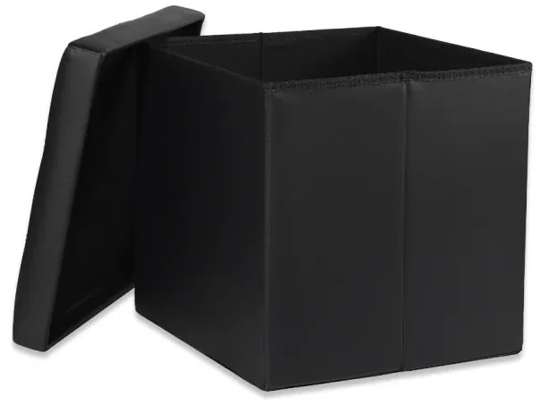 Skladacia taburetka L čierna