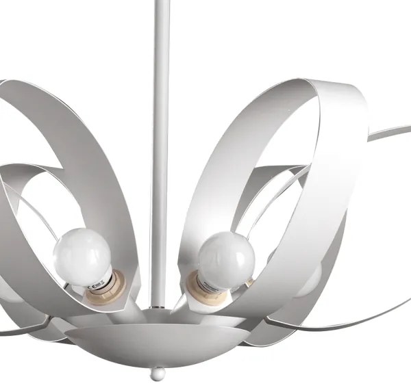 ONLI - Luster na reťazi SERENA 6xE14/6W/230V biela