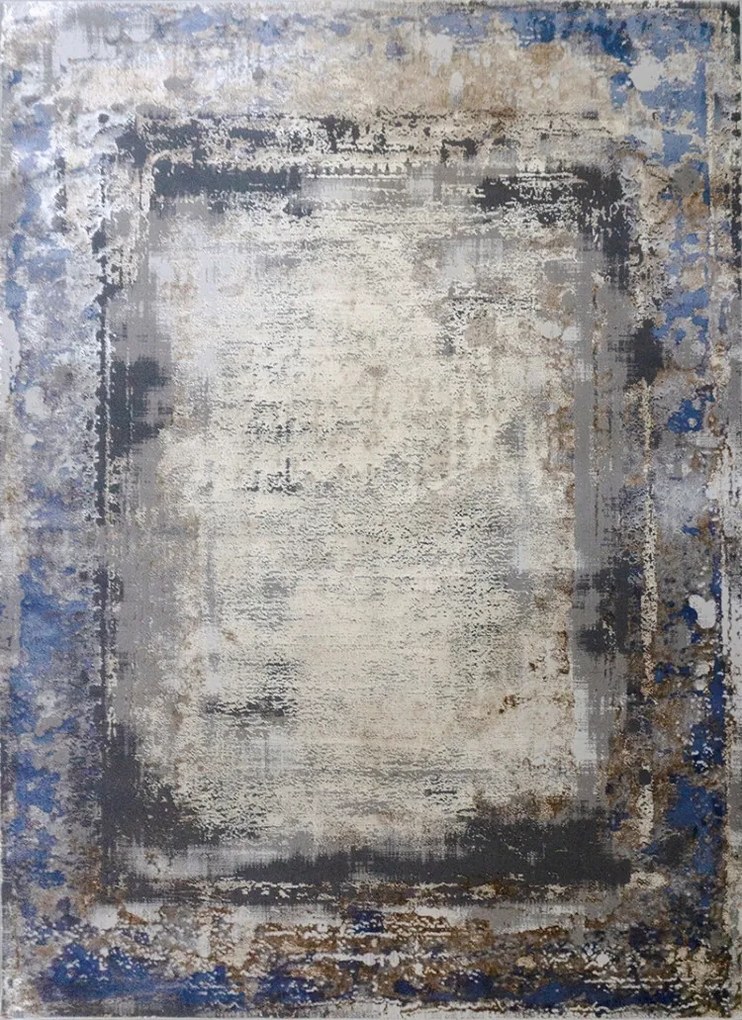 Berfin Dywany, Kusový koberec Lexus 9106 Beige Blue, 80x150, modrá, obývacia izba