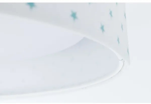 LED Stropné svietidlo GALAXY KIDS LED/24W/230V hviezdičky biela/tyrkysová