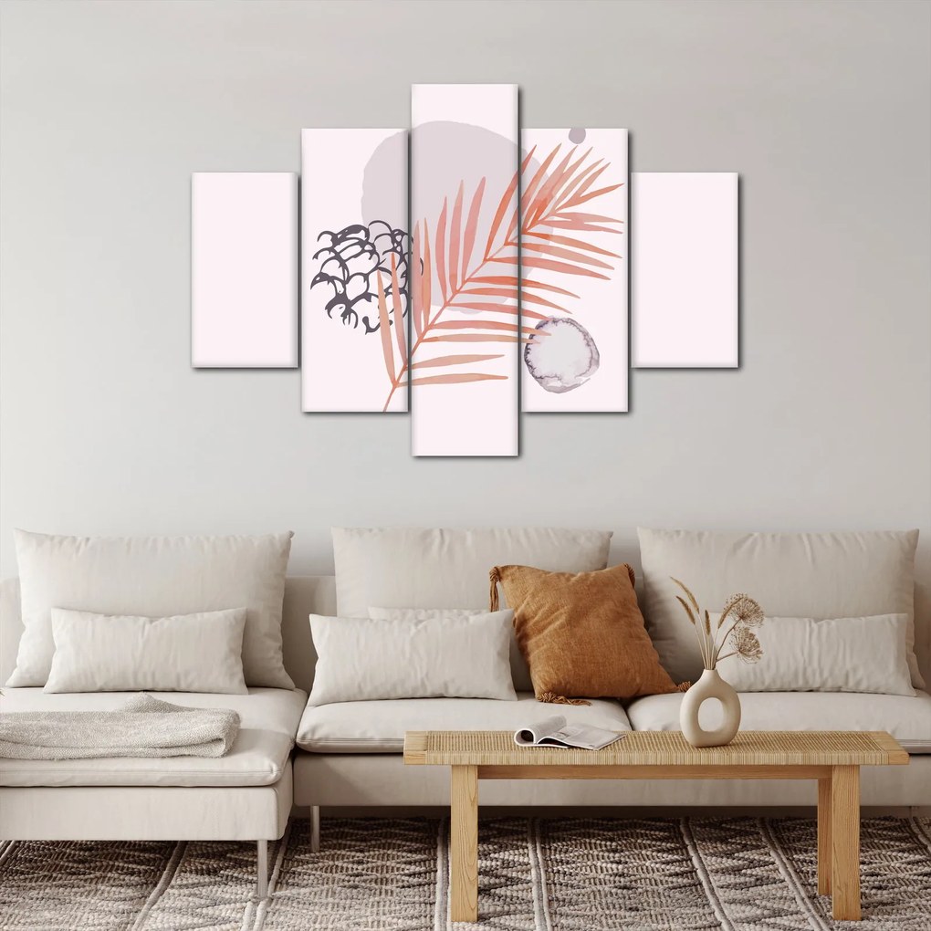 Obraz - Fialový minimalizmus N⁰3 (150x105 cm)