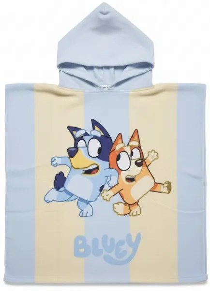 Mister License Company S.L. - Detské pončo s kapucňou Bluey a Bingo
