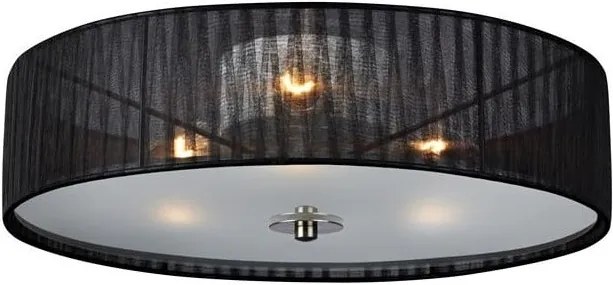 Čierne stropné svietidlo Markslöjd Byske, ⌀ 40 cm