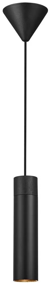 Nordlux - Luster na lanku TILO 1xGU10/15W/230V čierna