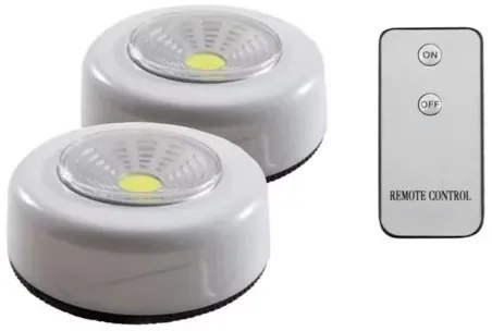 LED svetlá na diaľkové ovládanie - 2 ks