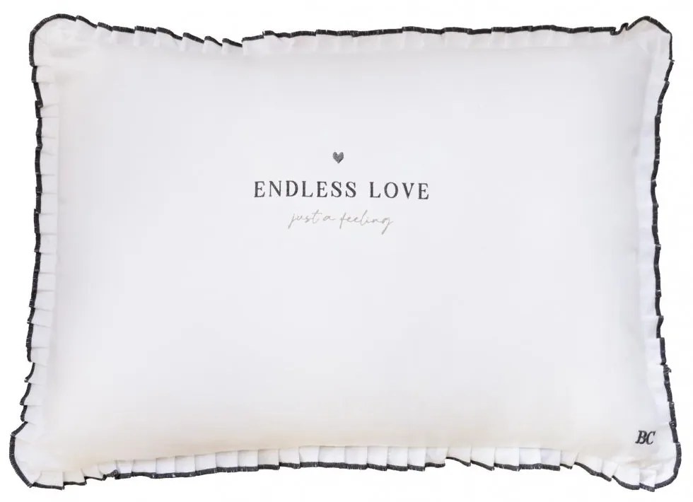 Cushion 50x70 Whitel/Pleated Endless Love