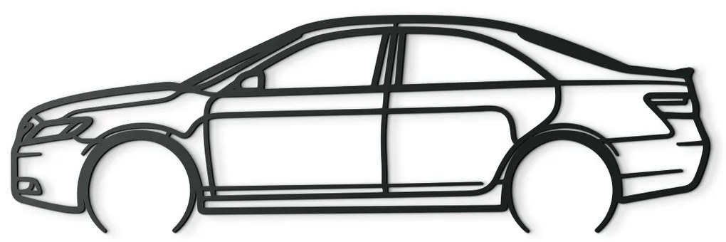 drevko Obraz na stenu Toyota Camry 07 Rozmer obrazu: 26,5 x 86 cm, Farba dekorácie: Čierna