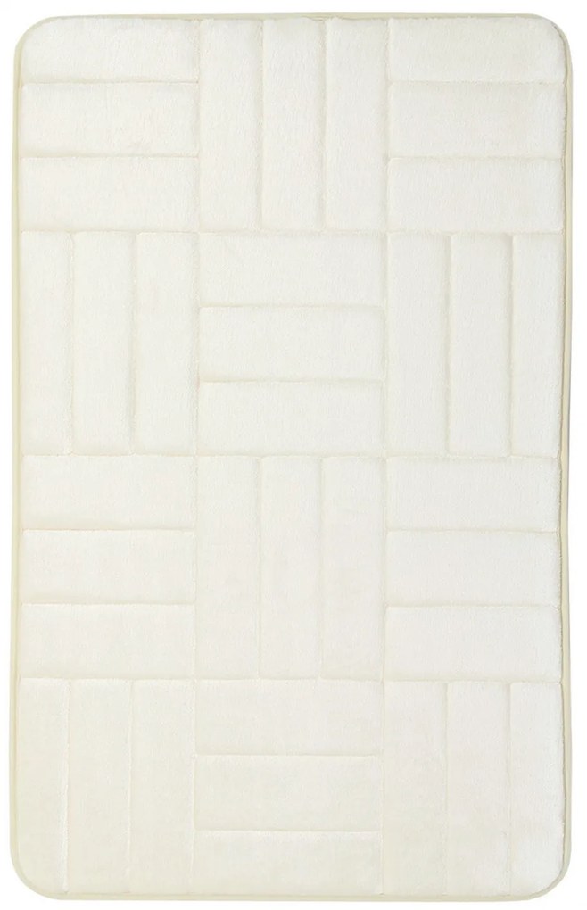 BO-MA koberce Protišmyková kúpeľňová predložka 3D 667 cream - 50x40 cm