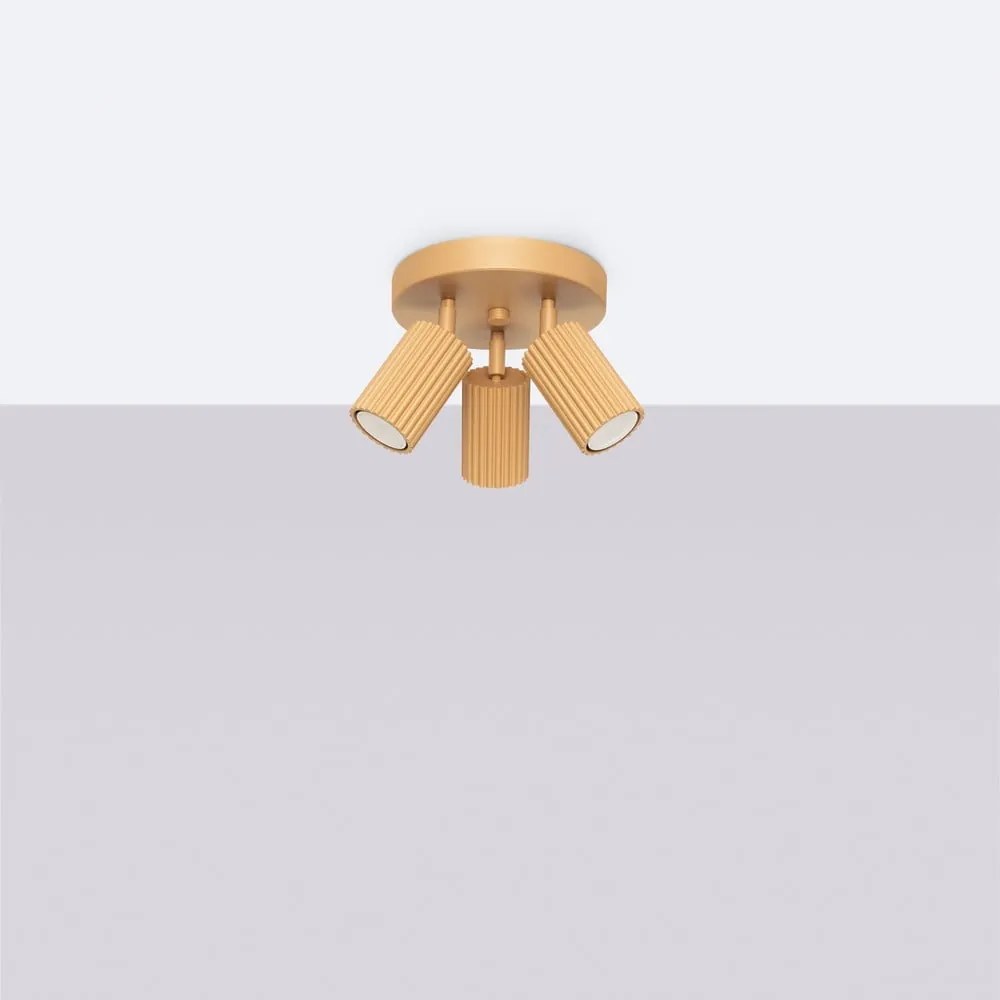 Bodové svietidlo v zlatej farbe Gleam – Sollux