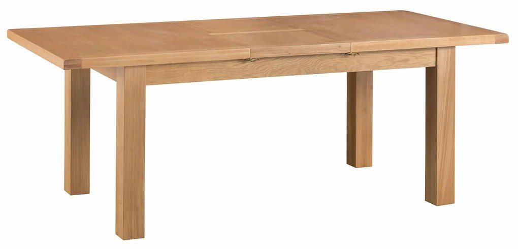 Moderný rozťahovací jedálenský stôl z masívu (dub) pre 6-8 osôb, 170-220×90×78 cm