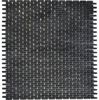 Sklenená mozaika CUBA B21B ČIERNA 27,5x29,7 cm