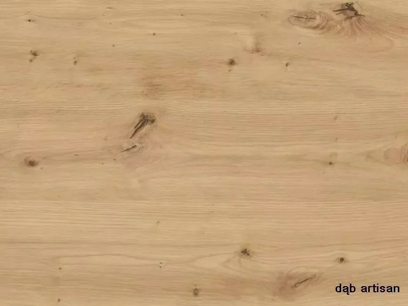 Jedálenský stôl Adam 100 cm dub v remeselnom štýle/čierny