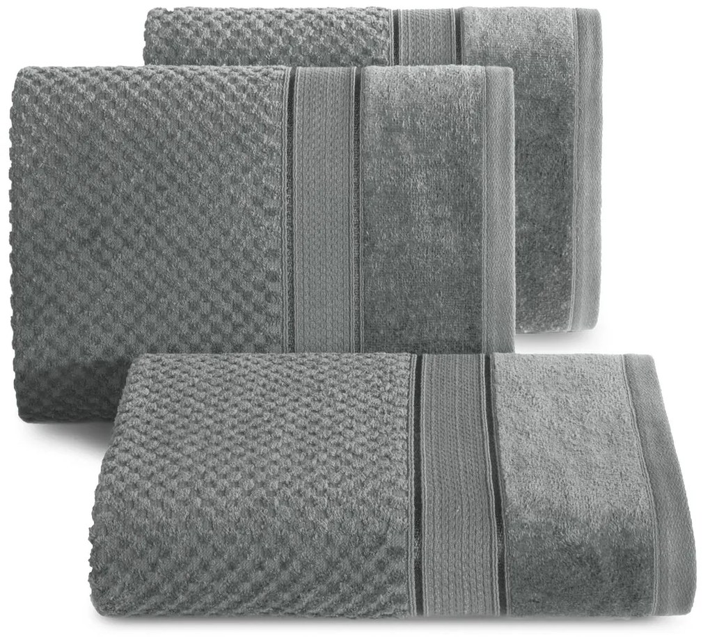 Dekorstudio Velúrový uterák JESSI - 04 tmavosivý Rozmer uteráku: 30x50cm