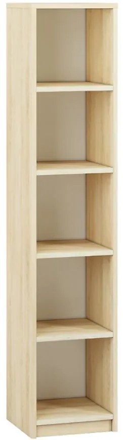 Vitrin 06 Drop Buk Fjord/Biely/Šedá Platina