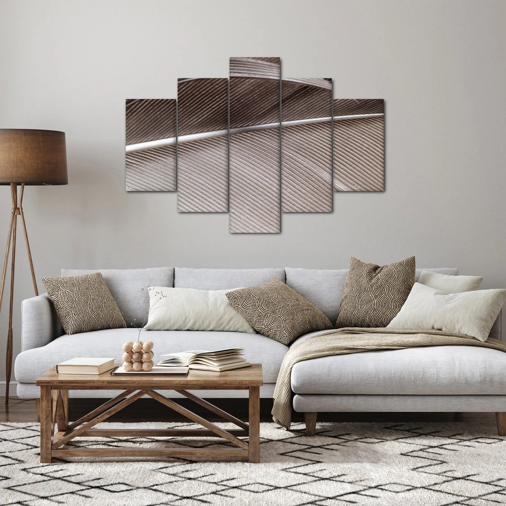 Abstraktný obraz vlákien (150x105 cm)