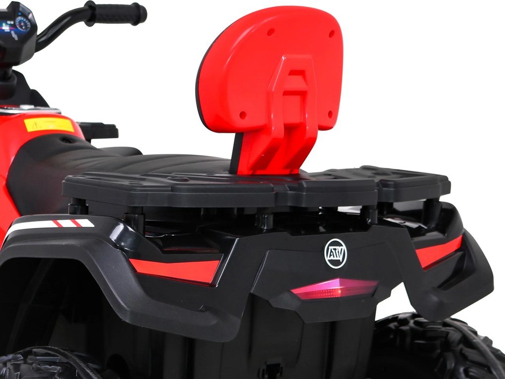 Ramiz Štvorkolka XT-Speed pre deti Červená + 4x4 + EVA + pomalý štart + rádio MP3 + LED