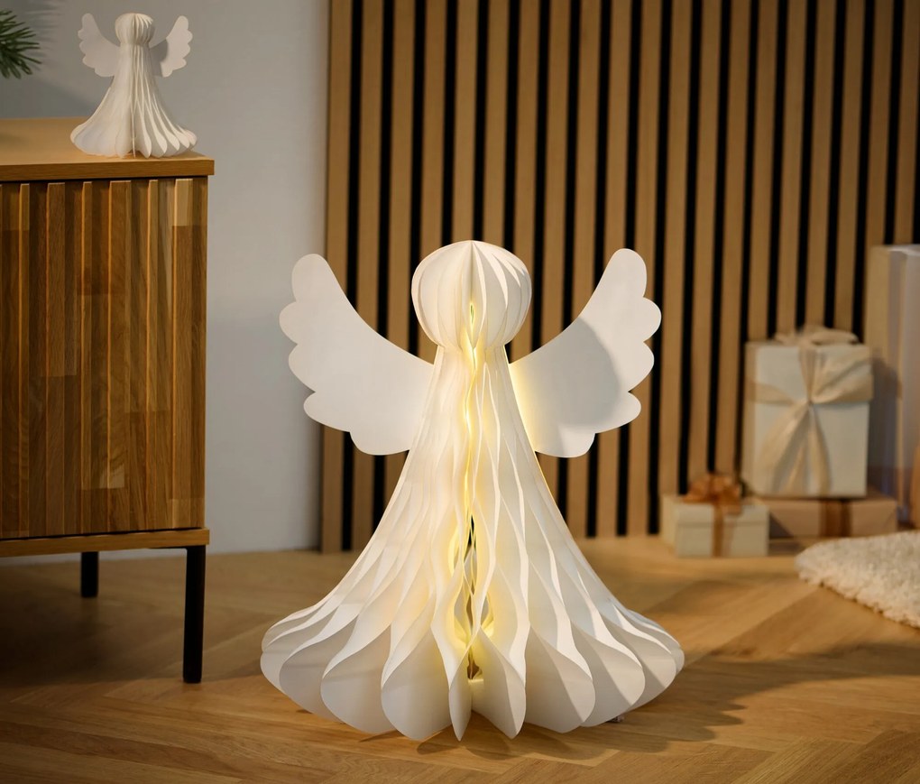 Papierový LED anjel, XL