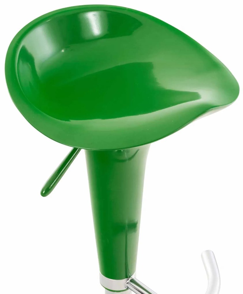 Plastová barová stolička Shine - Zelená