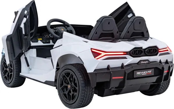 Elektrické autíčko Lamborghini Revuelto XL STRONG biele