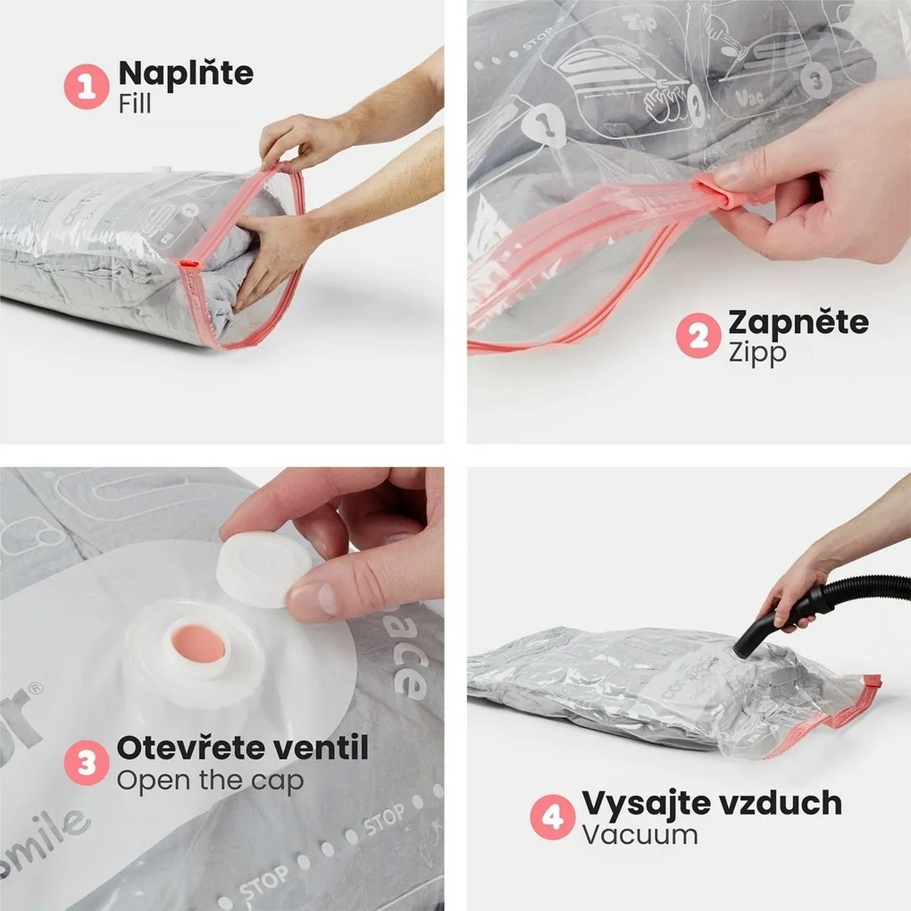 Compactor Vákuový úložný vrece Bag Aspispace M 55 x 90 cm RAN4744, M