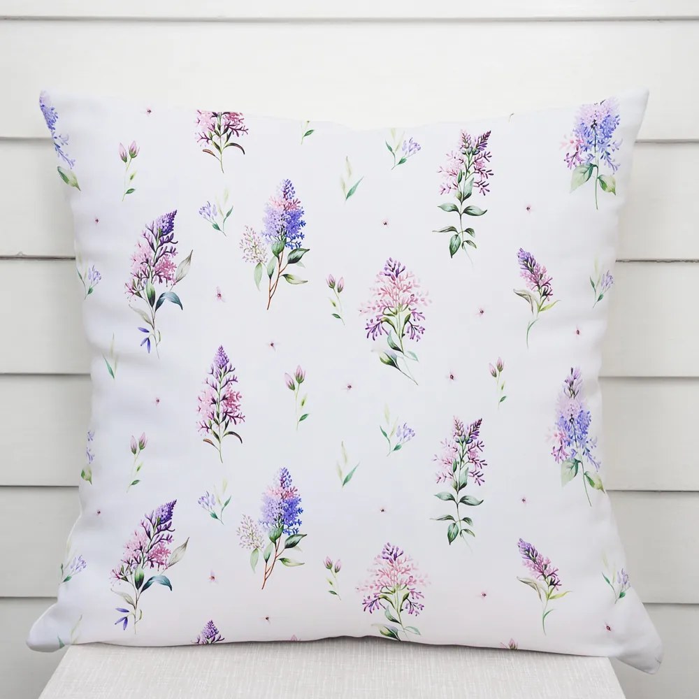 Biante Dekoračná obliečka na vankúš TF-105 Orgovány na bielom 60 x 60 cm