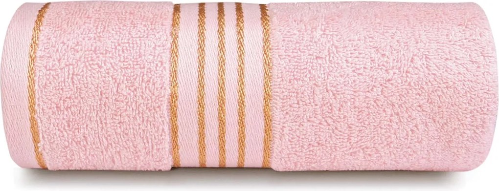 BAVLNENÉ UTERÁKY TIWANO SADA 1 KS 50X90 CM, 1 KS 70X140 CM RUŽOVÁ