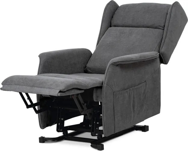 Polohovacie kreslo sivé, elektrické TV-1190 GREY2