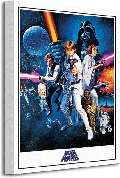 Obraz na plátne Star Wars Episode IV A New Hope (One Sheet) 30x40cm WDC92452