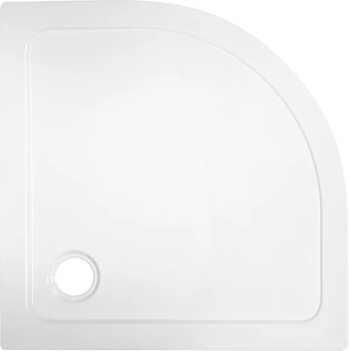 BPS-koupelny Štvrťkruhový sprchový kút HYD-RK94B 90x90 cm chróm/transparent + vanička HYD-RSV-ST01B biela