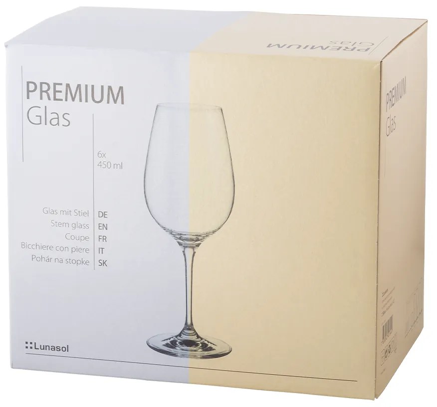 Poháre Chianti Zinfandel 450 ml set 6 ks - Premium Glas Crystal - 321801