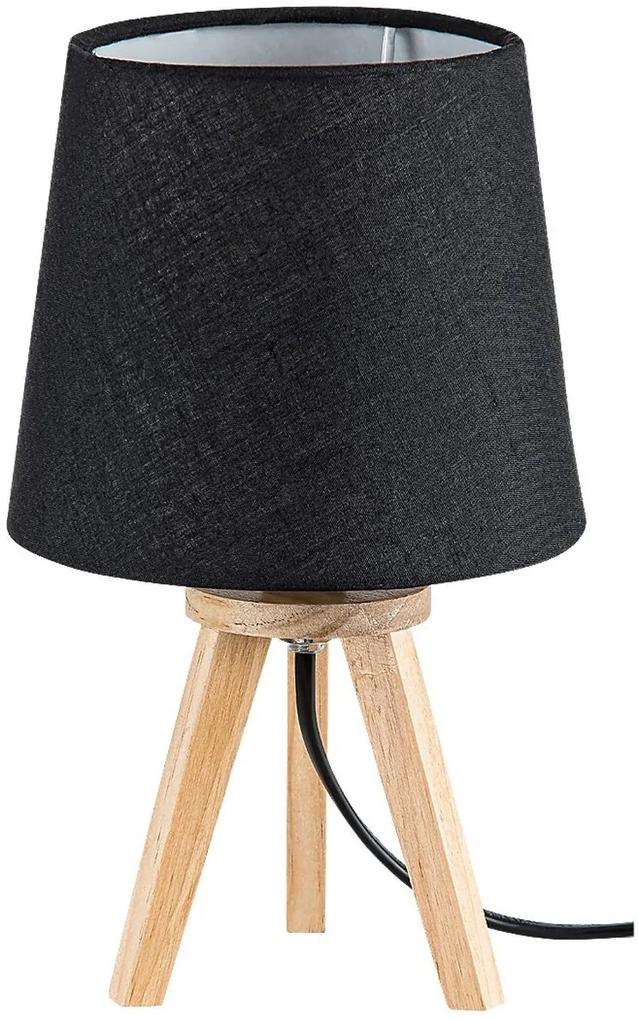 Rabalux Lychee stolová lampa 1x25 W čierna 2069