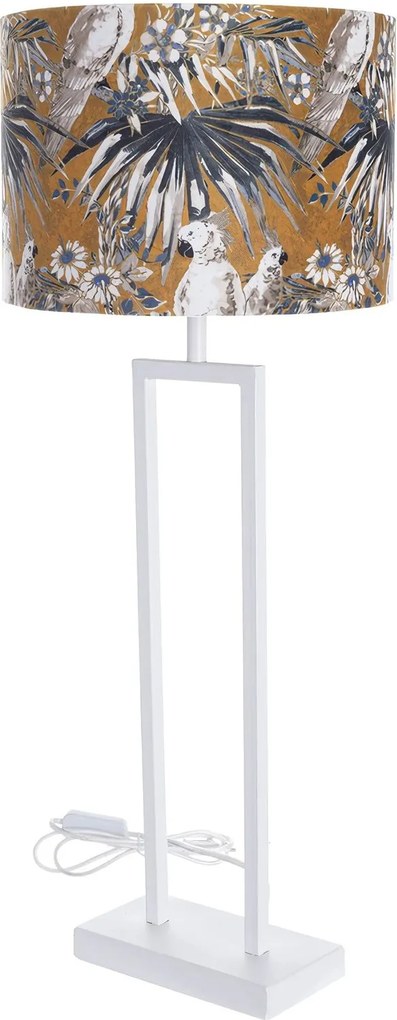 Stolová lampa White Parot 78cm