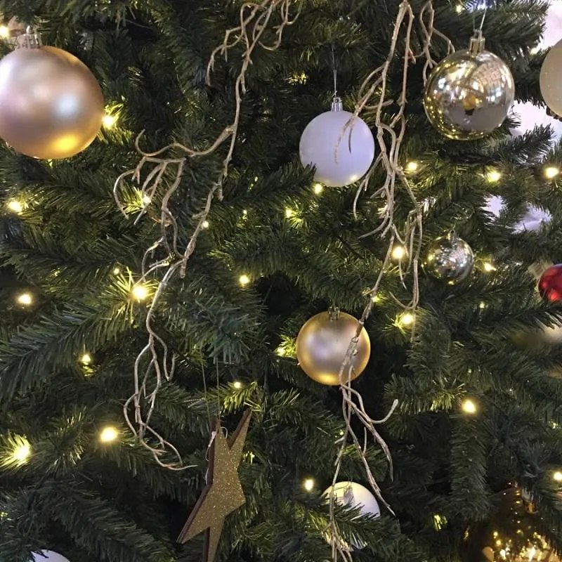 DECOLED Přízdoba, 155 cm, zlatá