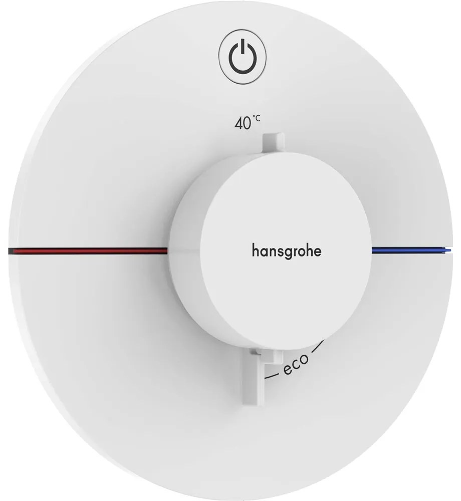 HANSGROHE ShowerSelect Comfort S termostat pod omietku pre 1 spotrebič, matná biela, 15553700